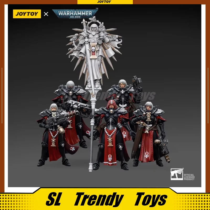 JOYTOY Warhammer 40K Adepta Sororitas Battle Sister Sister Noyalle Superior Kassia Jurel Ludwenna Saelon Action Figure Model Toy