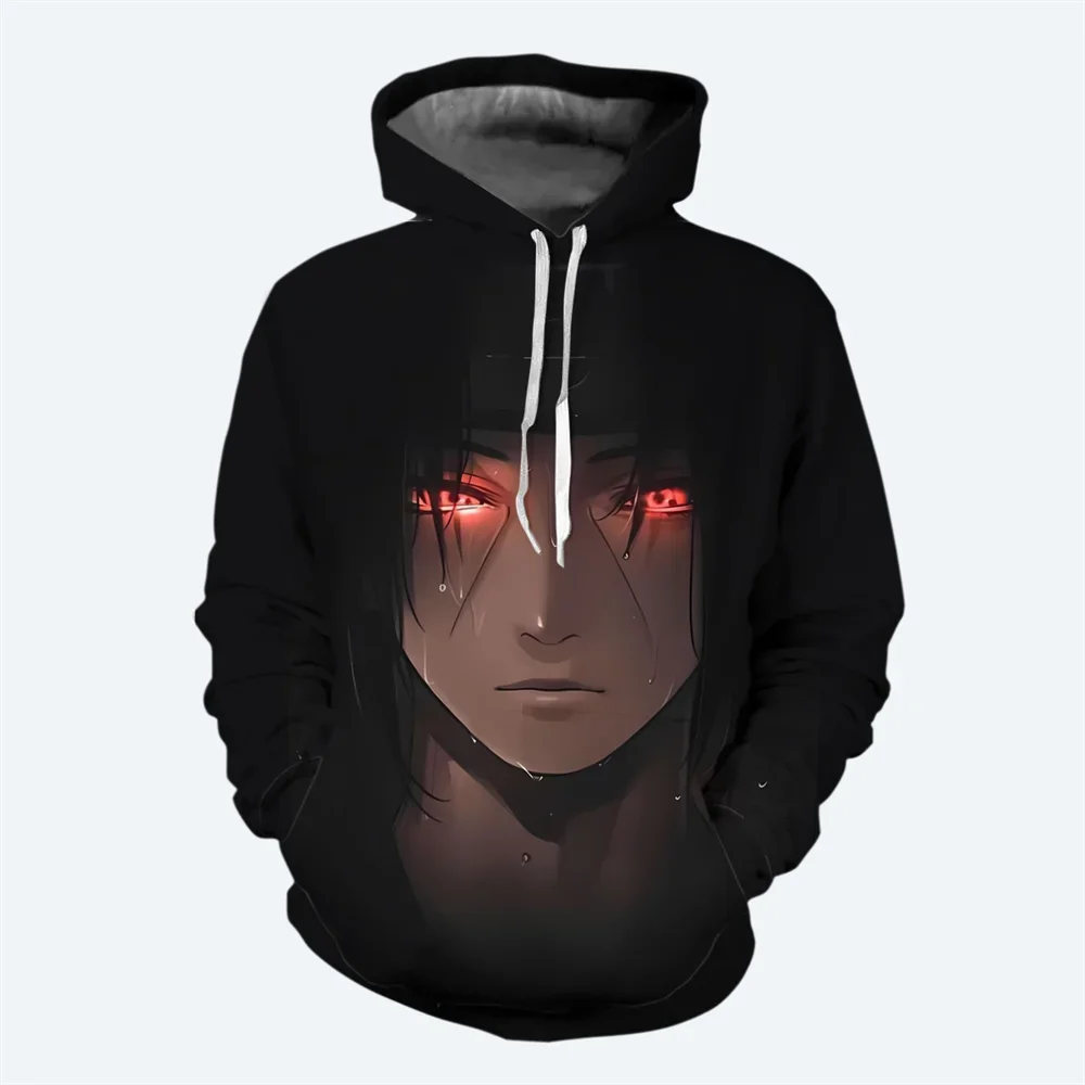 Uchiha Itachi Men's Hoodie Anime Boys Girls Hoodie 3D Print Casual Pullover Sasuke Men's Hoodie Uzumaki Naruto Men's Clothing