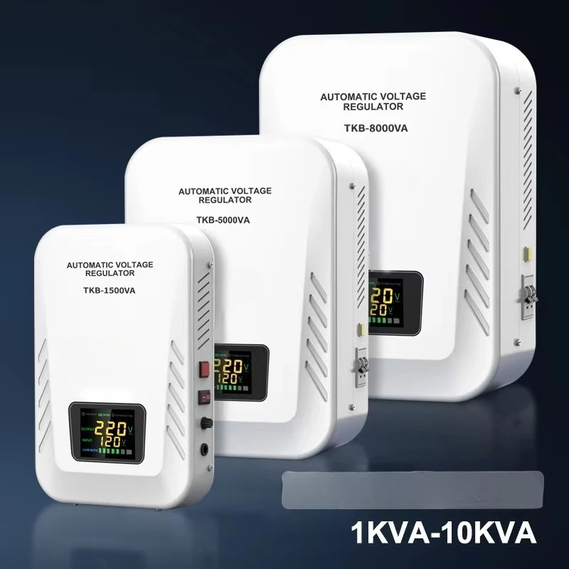 

TKB Настенный 1ква 2ква 3ква 5ква 8ква 10ква Домашний AVR 220 В переменного тока Автоматические регуляторы напряжения/стабилизаторы