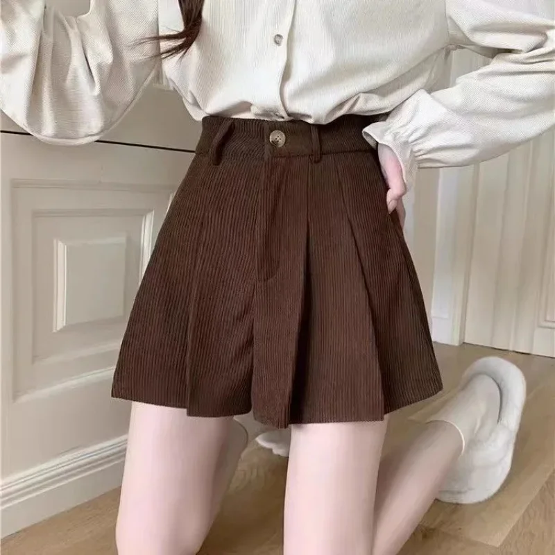 Women's High-waisted Slimming A- line Skirt New 2024 Summer Thin Style Suitshorts Outerwear Fashionable Female Scene
