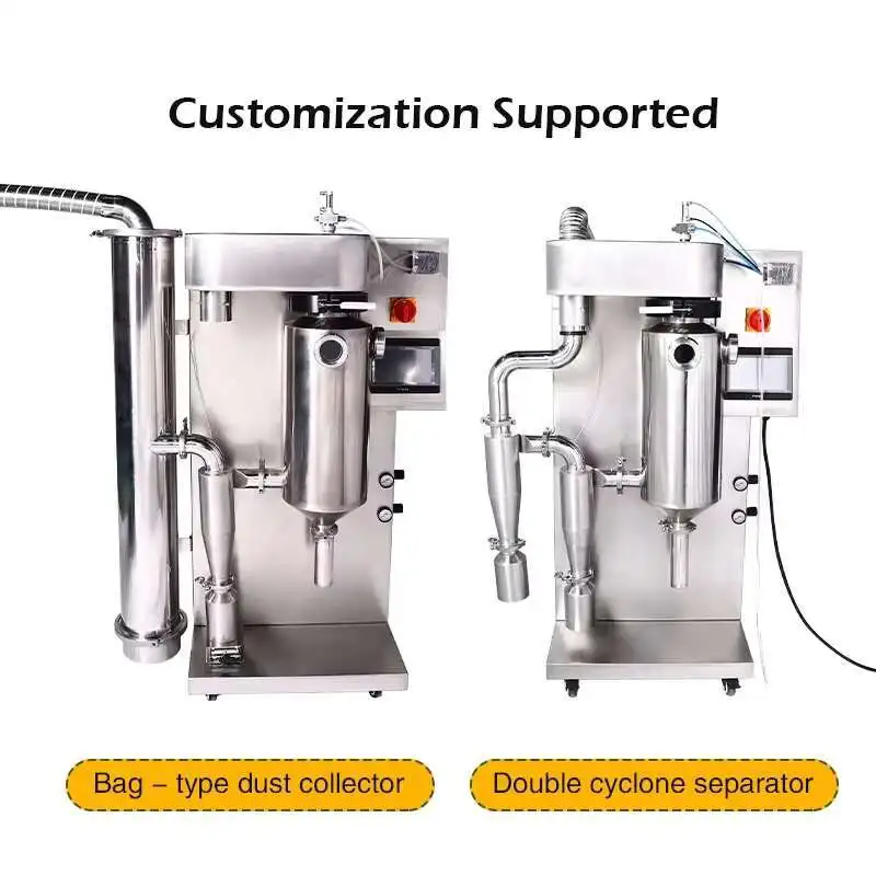 2000ml/h Lab Commercial Camel Milk Gum Arabic Spray Dryer Machine for Sale