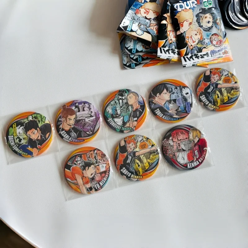 Volleyball Boy Baji Blind Box Blue Prison and Koyuu Night Love Peripheral 75mm brooch Baji Badge Blind Box Pendant