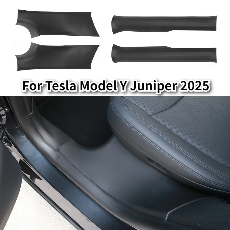 Threshold Protection Strip for Tesla Model Y Juniper 2026 AB Pillar Anti-scratch Anti-collision Door Decorative Strip Accessory