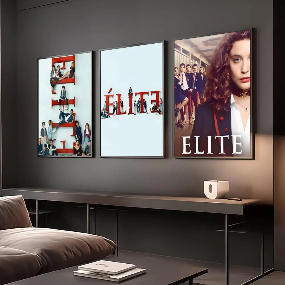 Spanish Thriller Movie E-Elite Painting Calligraphy Anti Wrinkle Canvas Poster Wall Art Home Decor for Living Room