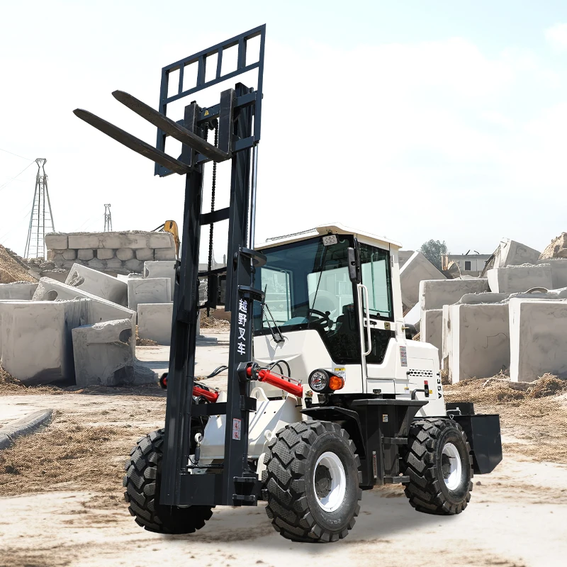Free Shipping EPA CE Durable Forklift Tires For Rough Terrains Off-Road Forklift
