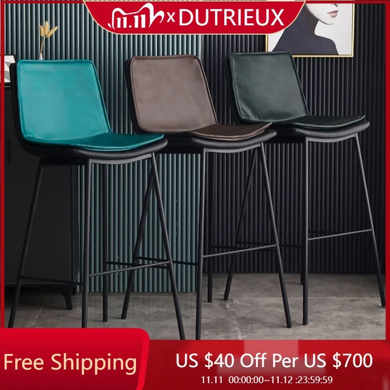 كراسي بار حديدية فاخرة عداد الغرور في الهواء الطلق مصمم بار براز لطيف الاسترخاء Sillas Para Barra De Cocina أساسيات منزلية