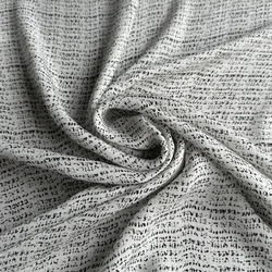 1 meter 100% Mulberry Silk 16 momme Silk Fabric Letters Printed 140cm 55