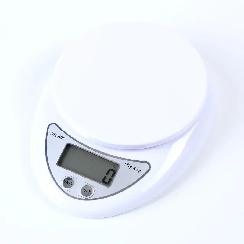 1pc 5kg LED Portable Digital Scale Scales Food Balance Measuring Weight Kitchen Electronic Scales Small Scale Weighing In Grams