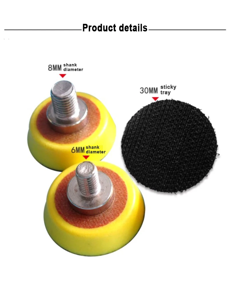 

1,5 дюйма 38 мм M6/M8 автомобильная полировальная шлифовальная машина, шлифовальный станок для бумаги, автоматический полировальный станок, пневматический лоток, самоклеящаяся накладка