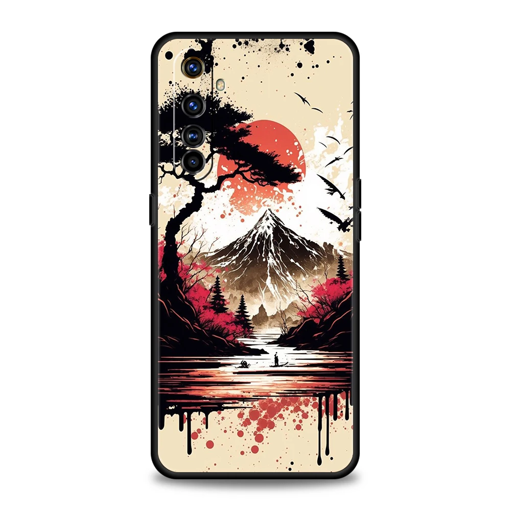 Landscape Scenery Phone Case for Oppo A17 A12 A57 A74 A16 Find X5 X6 A52 A53 A54 A15 Reno 6 Z 7 Pro A9 2020 5G Silicone Shell