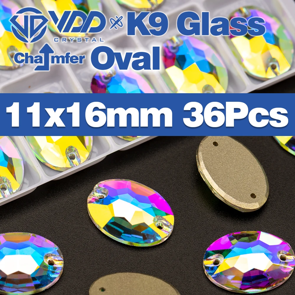 VDD Fase AAAAA Top Qualität K9 Glas Nähen Auf Strass Nähen Kristall AB Flatback Stein Für Kleidung Zubehör Hochzeit Kleid – Detail 29