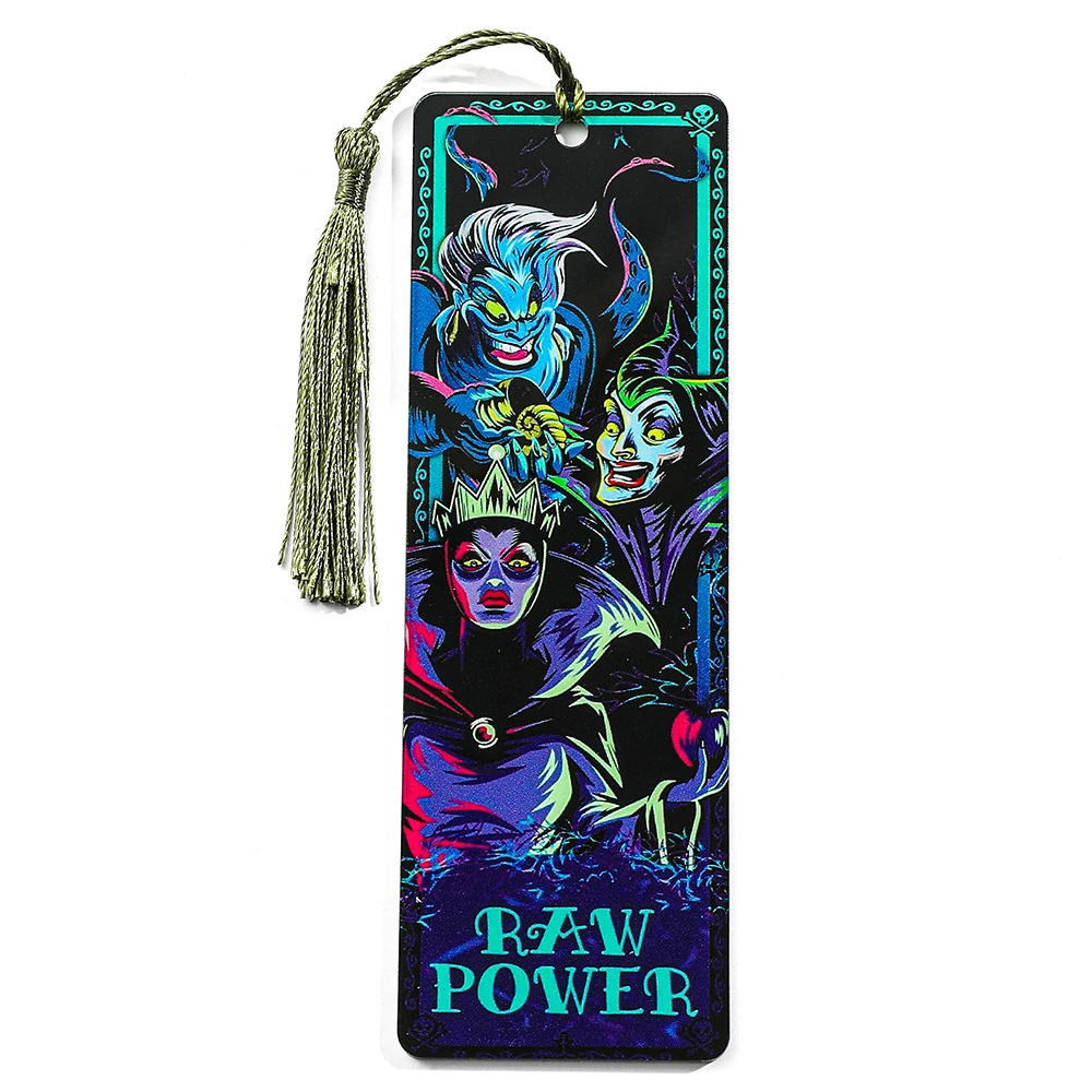 Disney Movie Villain Witch Creative Acrylic Bookmark for Women Men Teen Film Fans Halloween Gifts for Book Lover