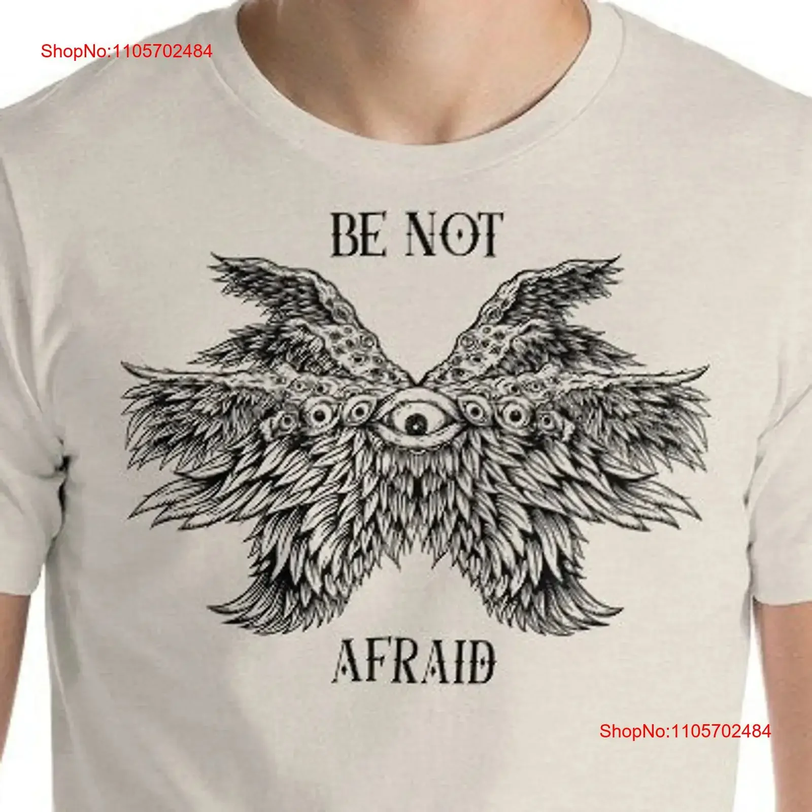 Biblically Accurate Seraphim Angel T Shirt Be Not Afraid with Stunning Biblical Design vintage Washed Versatile Soft