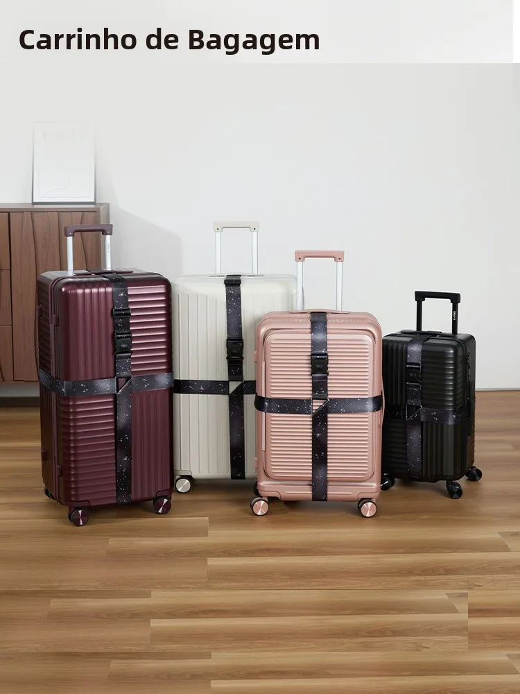 機内持ち込み用荷物ストラップ-防爆耐久性のあるチェックバッグストラップ-ひび割れの心配なし-トラベルバッグファスナー