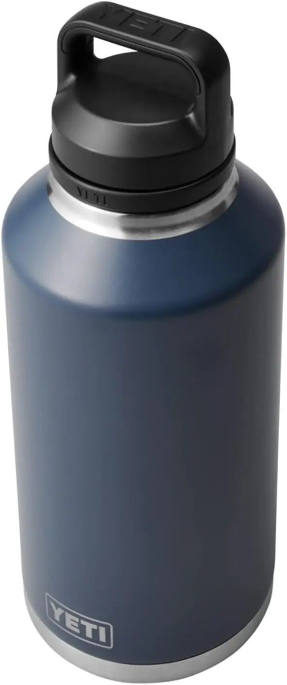 Imagem -02 - Yeti Rambler com Chug Cap Garrafa Isolada a Vácuo Azul Marinho 64 oz Aço Inoxidável