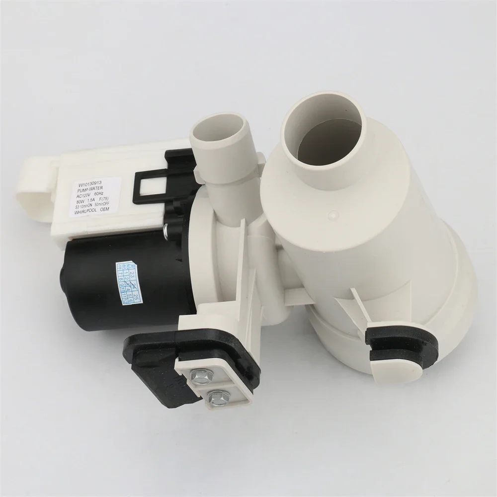 1pc Replacement Drainage Pump Washing Machine Drain Pump Assembly for WPW10730972/ W10130913