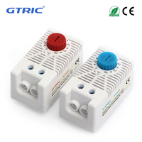 GTRIC KTO011 KTS011 DIN Rail Cabinet Temperature Controller AC 250V Industrial Thermostat NO NC 0-60℃ Mechanical Thermoregulator