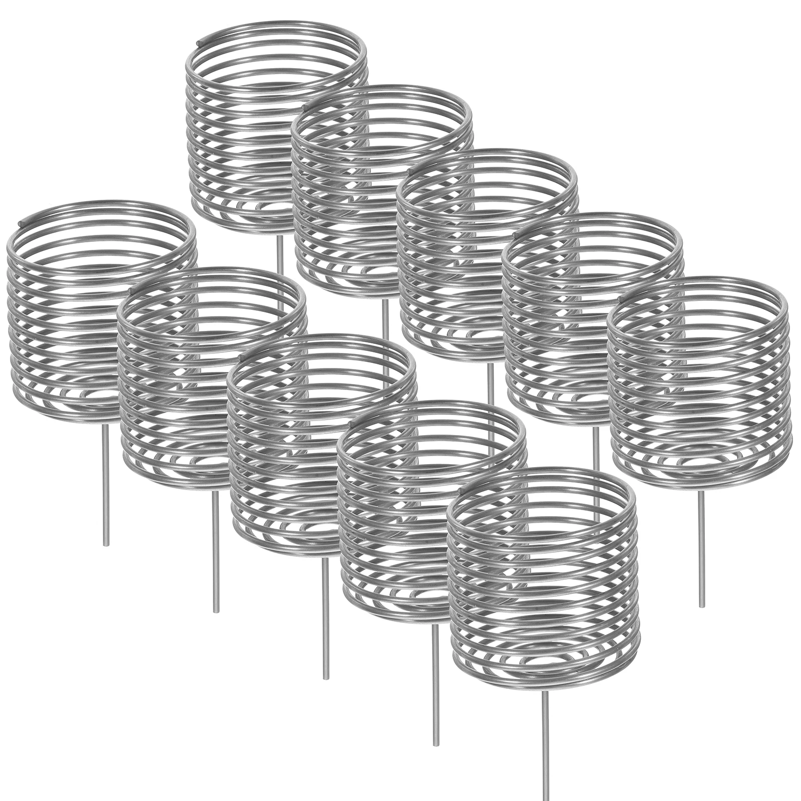 

10 Pcs Box Stainless Steel Bonsai Planting Boxes Gardening Accessory Suitable Pot Plants Home Balcony Hanging Baskets