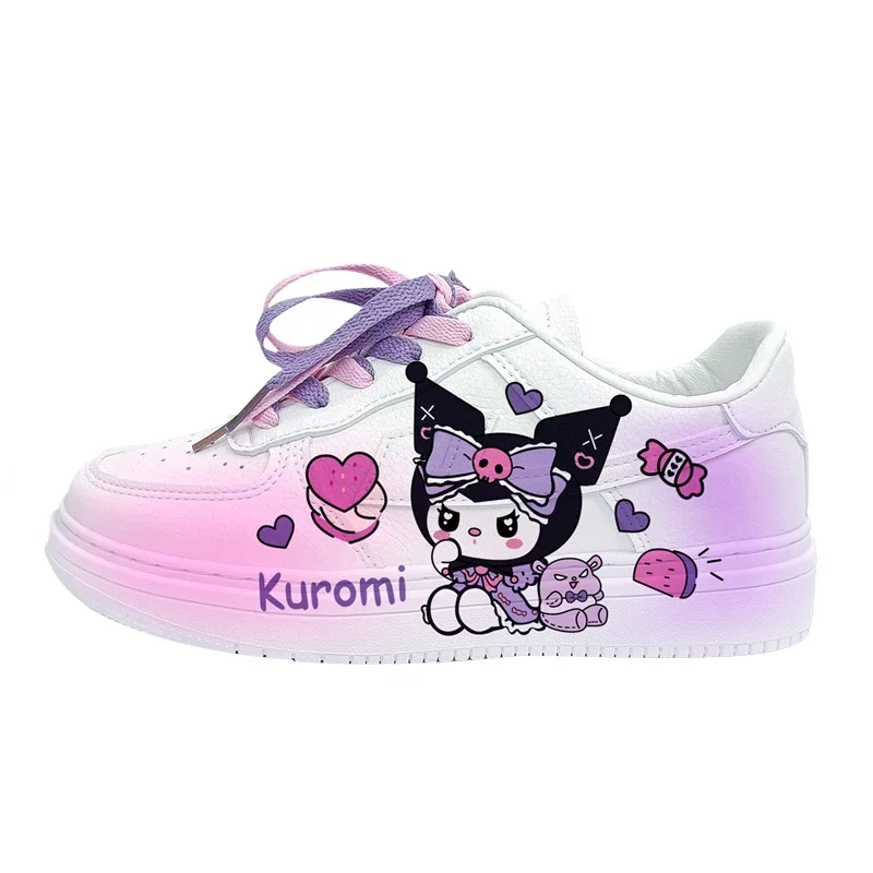 New cartoon Kuromi   princess cute Casual shoes soft sports shoes for girlfriend gift EU size 35-44