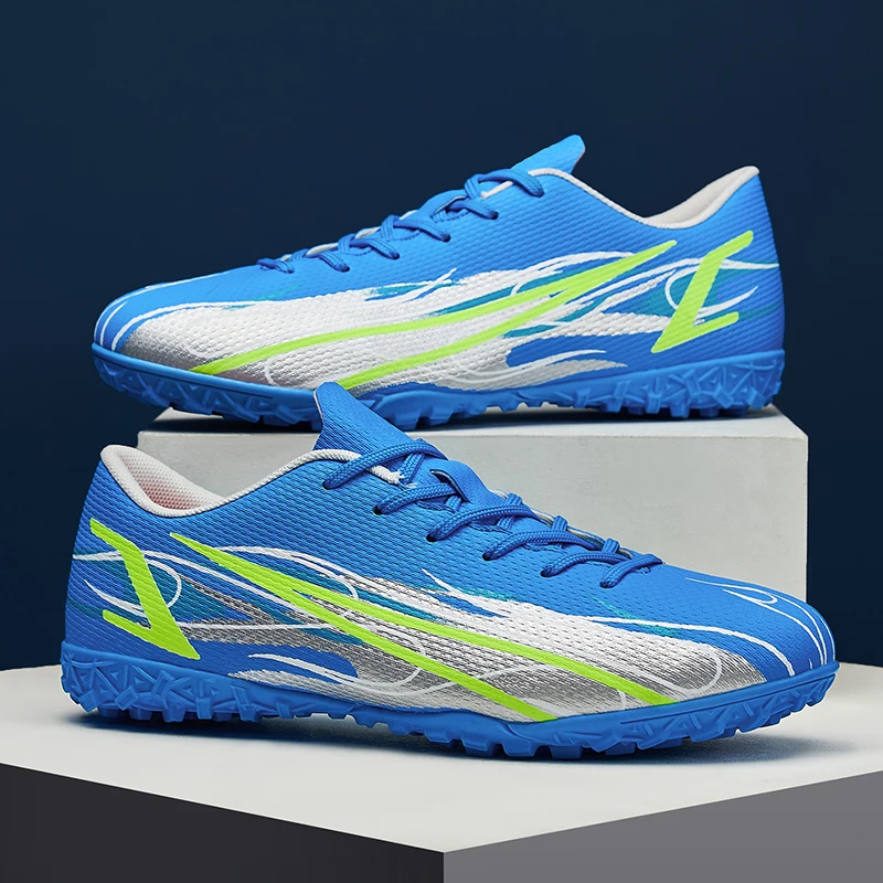 

Футбольные бутсы больших размеров 46-47 для мужчин, для тренировок и матчей, для искусственного газона, с шипами TF, мужская обувь для кросс-бордерной торговли