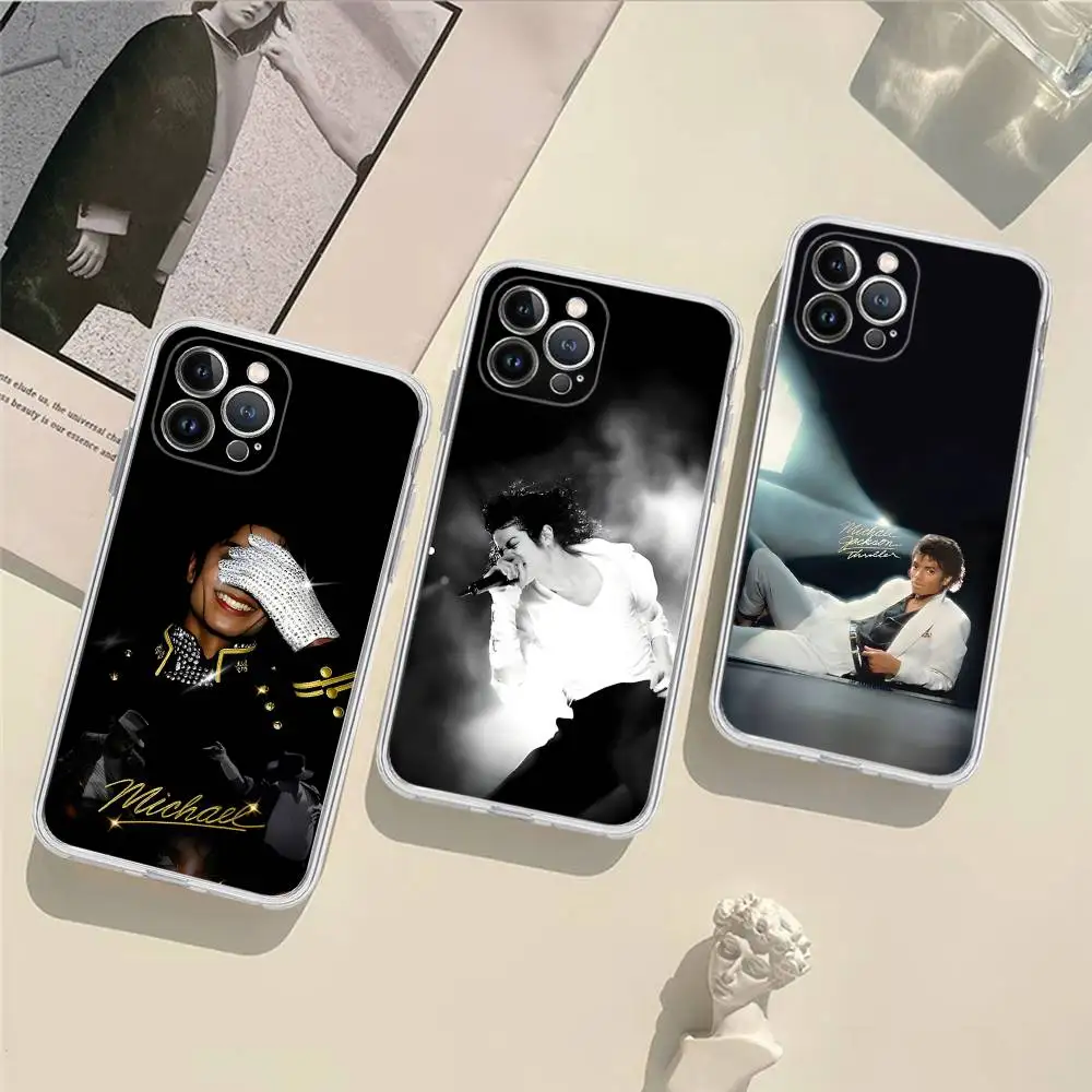 Singer Michael J-Jackson Fit For IPhone 16 15 Promax Phone Case IPhone 14 11 12 High End 13 Pro Silicone