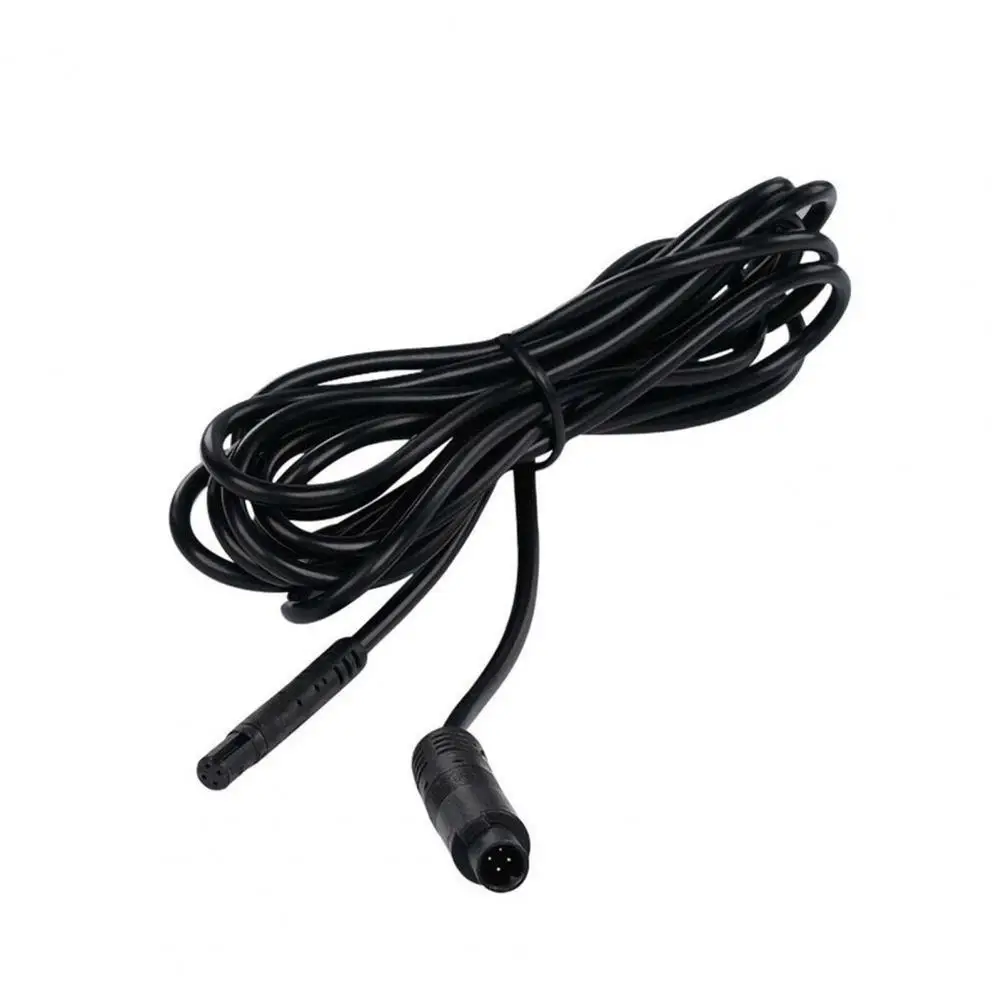 Extension Cable Easy-to-Connect Anti-interference 200cm 4-pin Car Dash Rear Camera Extension Cable for Automobile