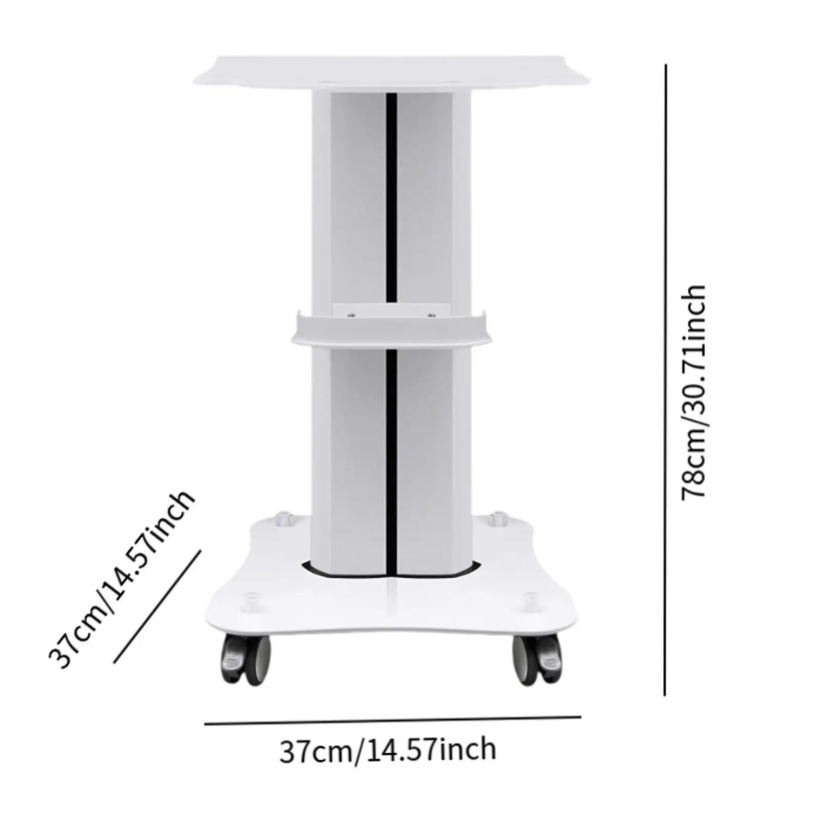 Beauty Salon Trolley Cart Mobile Cart with Wheel for Office Salons Spas