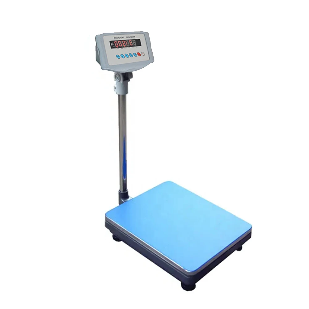 LR/LRQ Digital Electronic Scale Carbon Steel Personal Weigh Scale Floor Bench Postal Platform Scale 150kg 500kg