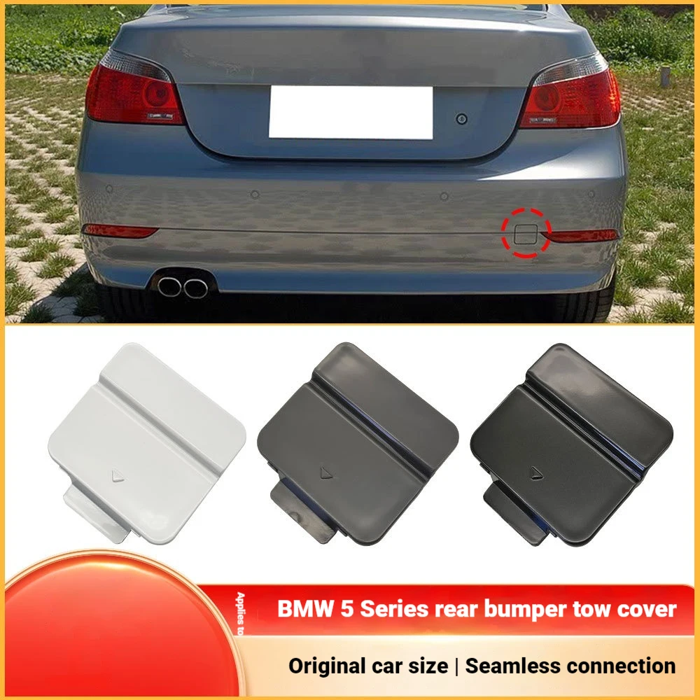 For BMW 5 Series Rear Bumper Trailer Cover E60 Rear Bar Traction Hook Hole Rescue Cover 51127119151