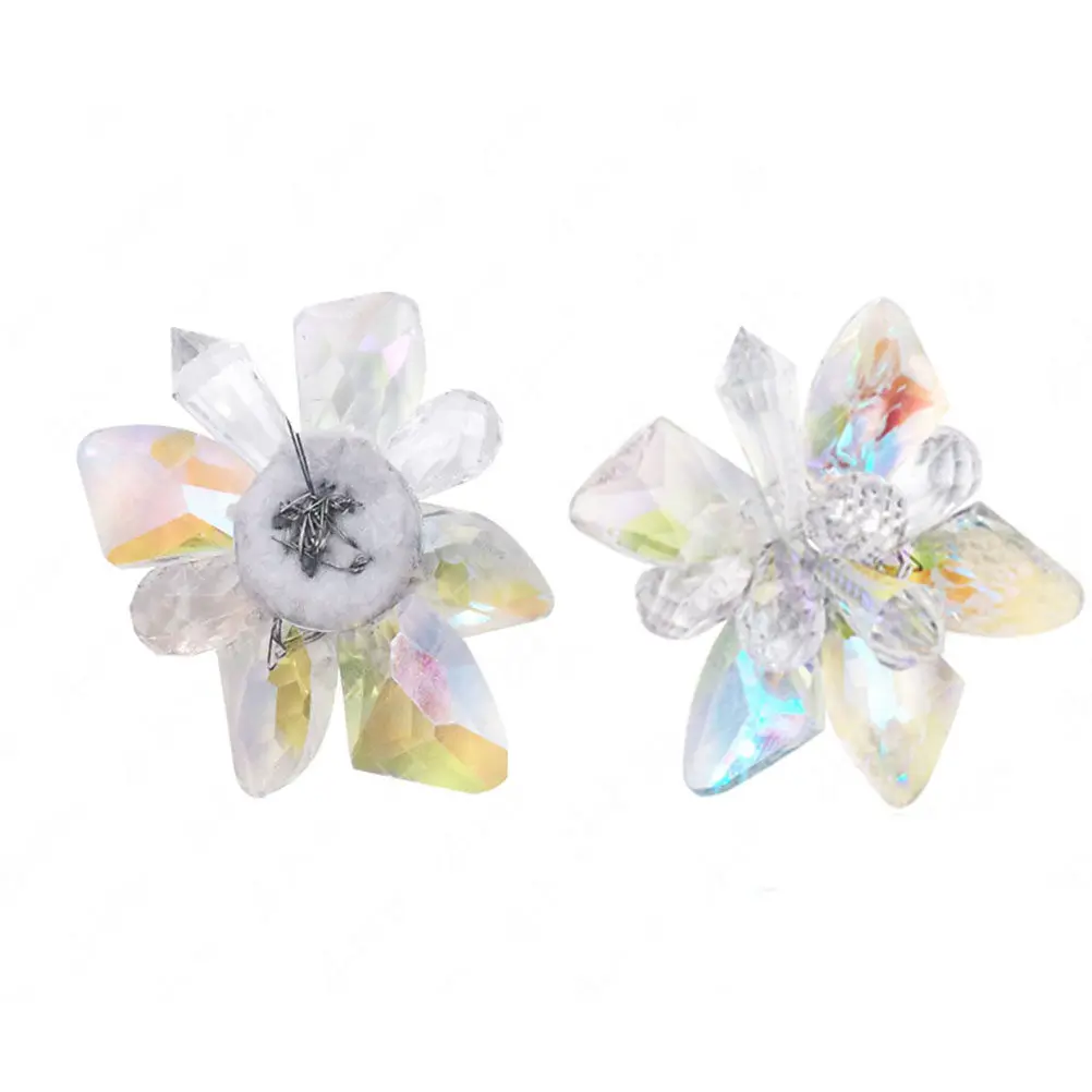 Shoe Clips Crystal Embellished Elegant Bridal Accessories for Shoes Clutch Hat Decoration Wedding Party Prom Evening Graduation