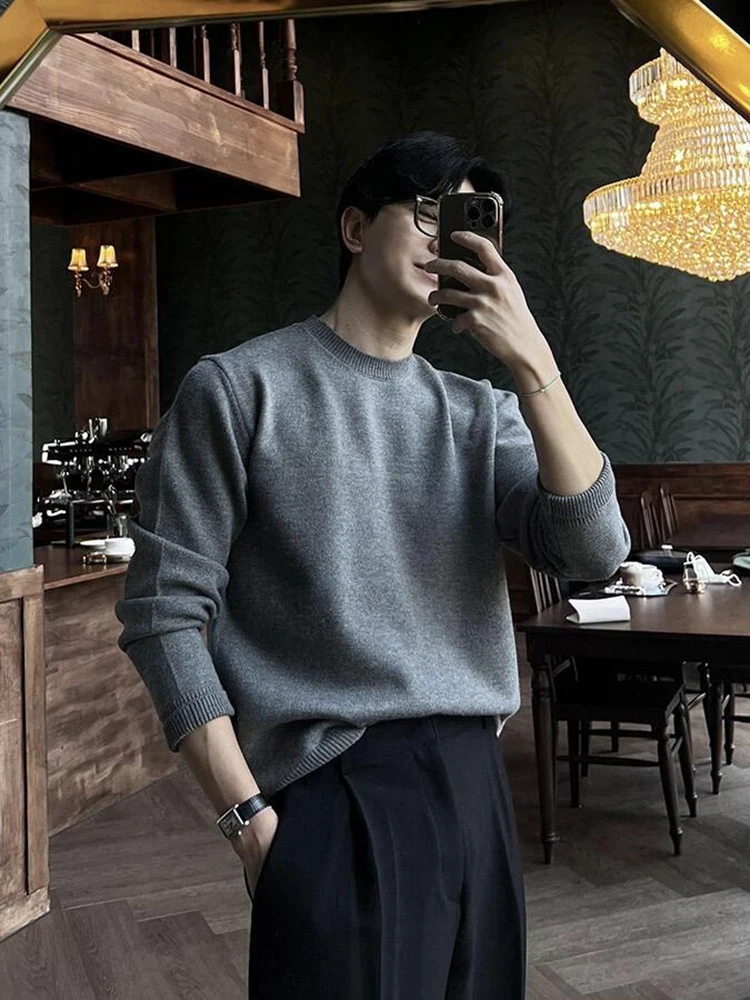 

Мужской трикотаж Deep ey f High Ne, эластичный, облегающий, внутренняя одежда, повседневный, осенне-зимний, удобный, мягкий, однотонный, свободный...