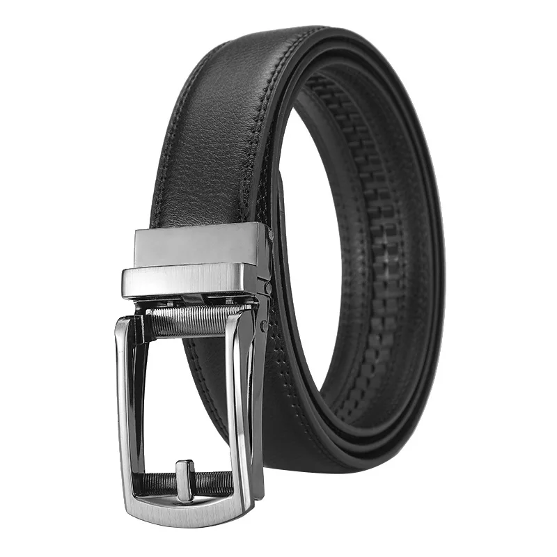 Men Belt Top quality cow genuine leather men\'s belt cowhide strap for male automatic buckle belts for men alloy buckle belt