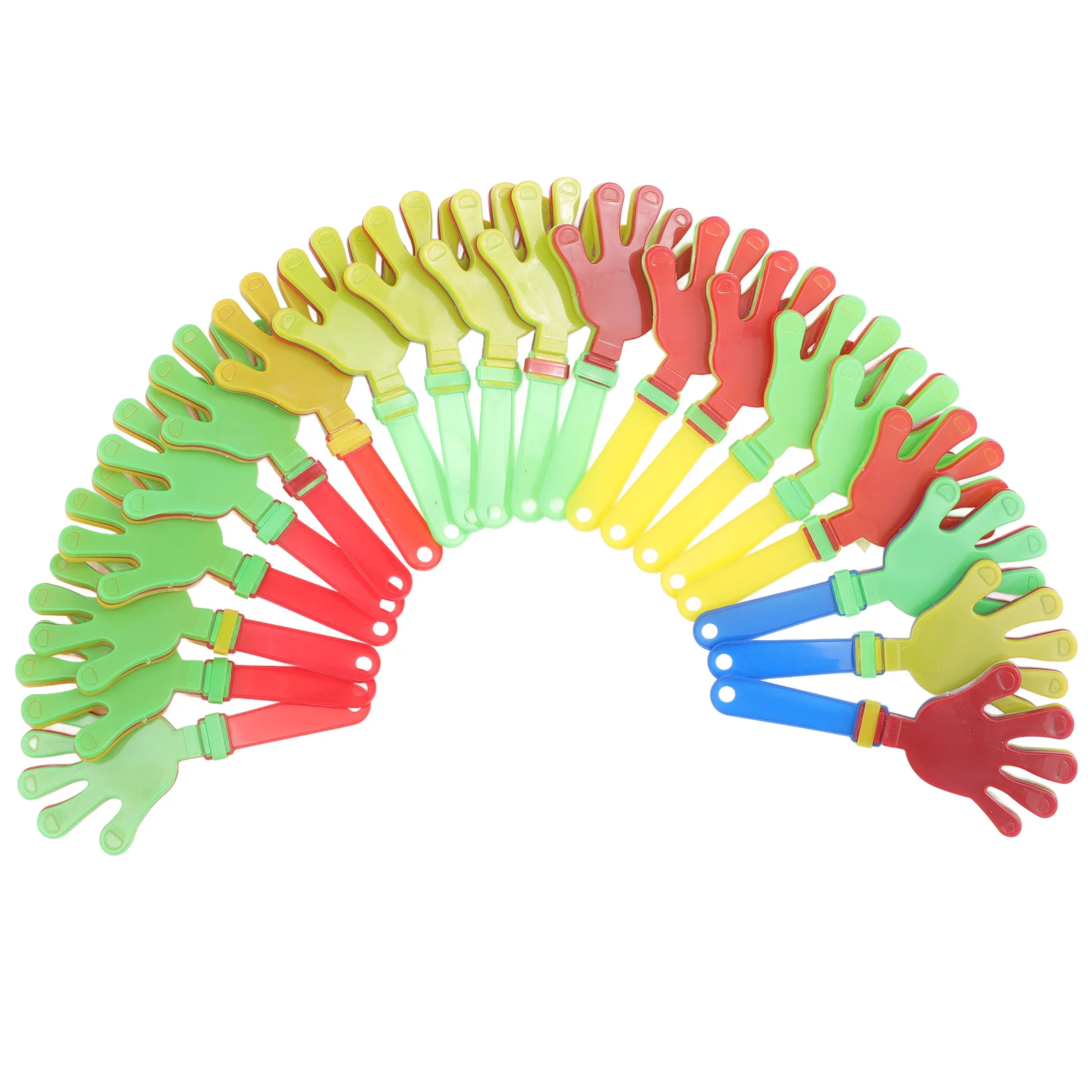 20 Pcs Palm Clapping Device Clapper Mini Noisemaker Applause for Sports Game Cheering Party Supplies