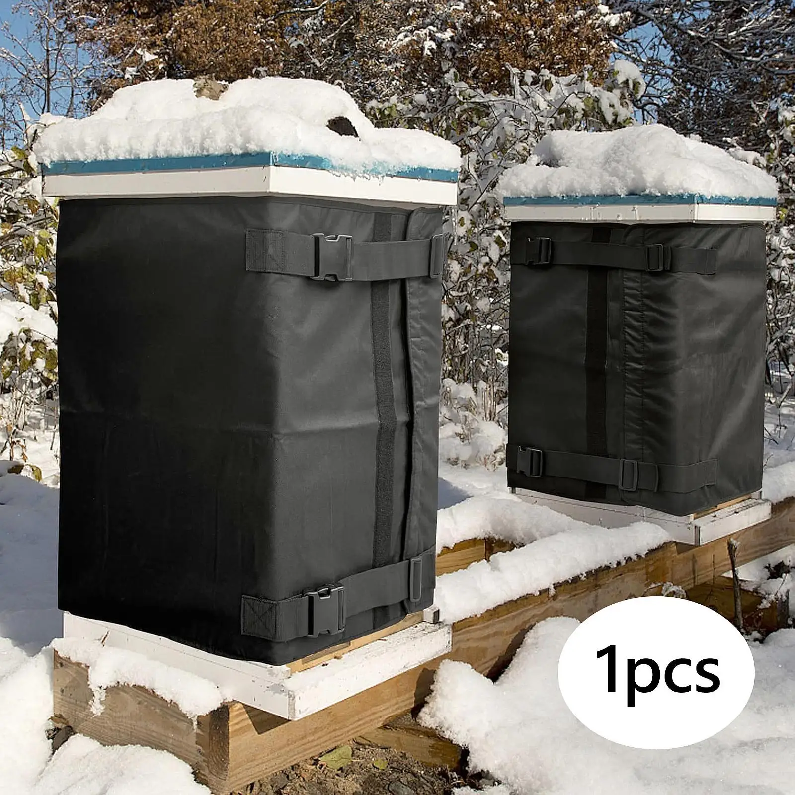 

Winter Bee Hive Wrap Beehive Insulation Cover Protection Cover for Garden Outside 8 and 10 Frame Beehives Outdoor Hive Boxes