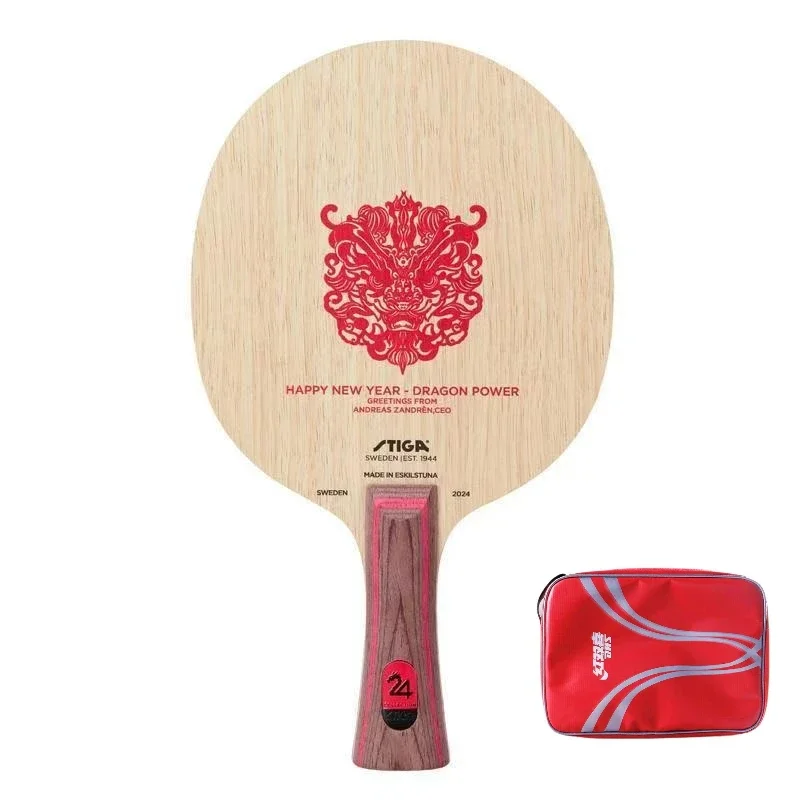 

STIGA Dragon Power 2024 Year of The Dragon Table Tennis Racket Blade CL Professional 7 Ply Wood Ping Pong Paddle for Fast