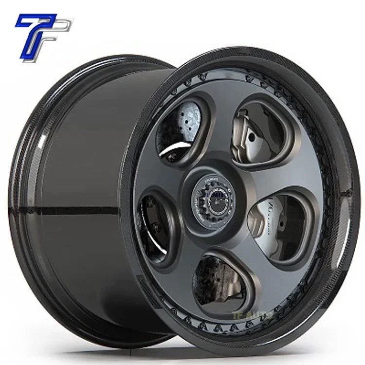 

22inch Carbon Fiber Barrel Forged Car Aluminum Split Alloy Wheels 5*120