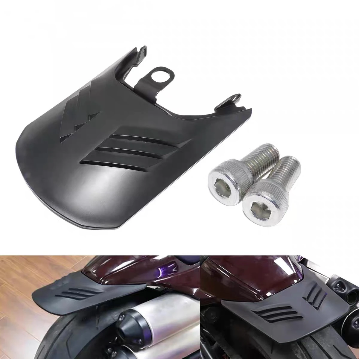 Motorcycle Rear Fender Mudguard Plastic Fender Extension Splash Guard Cover For Harley Sportster S 1250 RH1250 1250 2021 2022