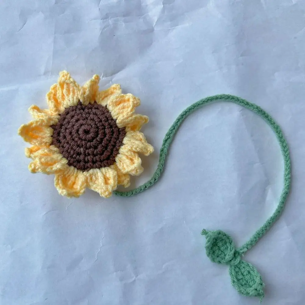 Charms Wool Knitted Strawberry Pendant Strawberry Handmade Strawberry Keychain Pink Red Yellow Flower Leaf Pendant Women