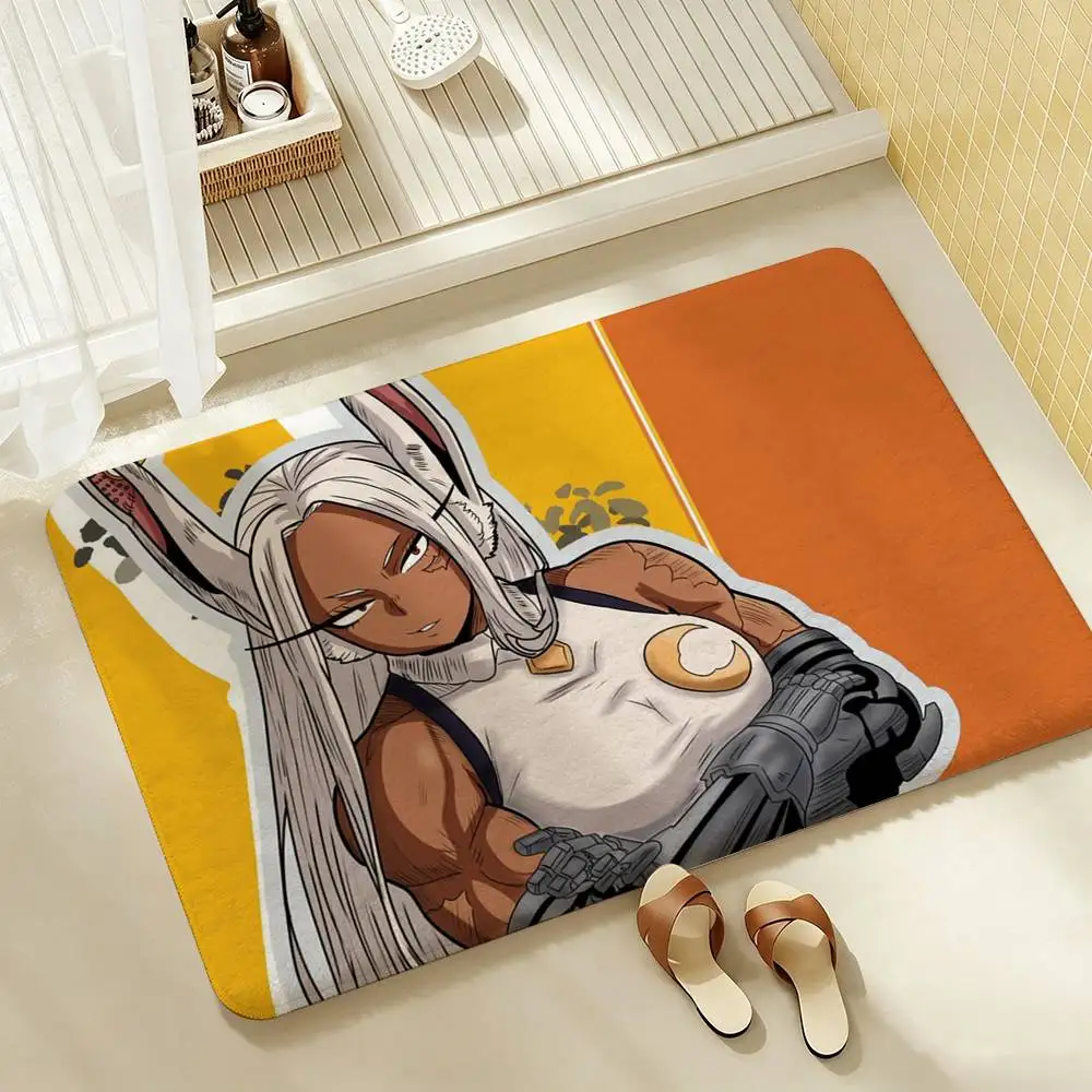 Rabbit Hero Mirko Shower Room Absorbent Small Floor Mat Soft Comfortable Decorative Foot Mat