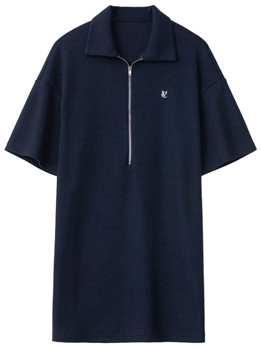 CHIC VEN-Robe à Manches Courtes et Col Polo pour Femme, Tenue Coréenne, T-shirt, Jupe, à la Mode, pour Été, 2023