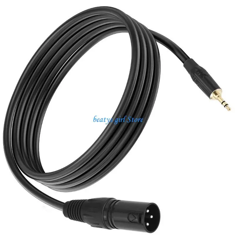 

C7AB 3.5mm to 3Pin Male Microphones Cable for Seamlessly Connection of Phones, Laptops