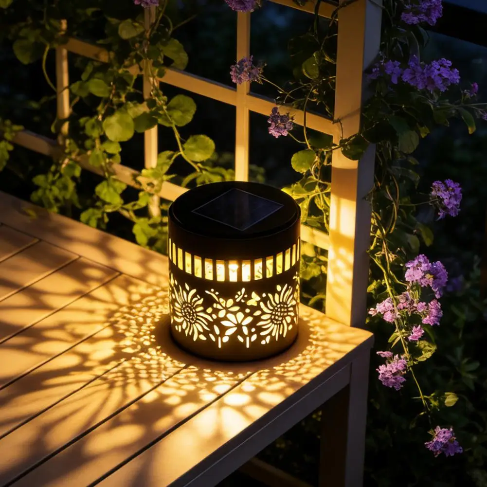 

LED Solar Light IP65 Waterproof and Warm Wall Light Suitable for Garden Lawn Camping Steps Greenway Courtyard Night Light
