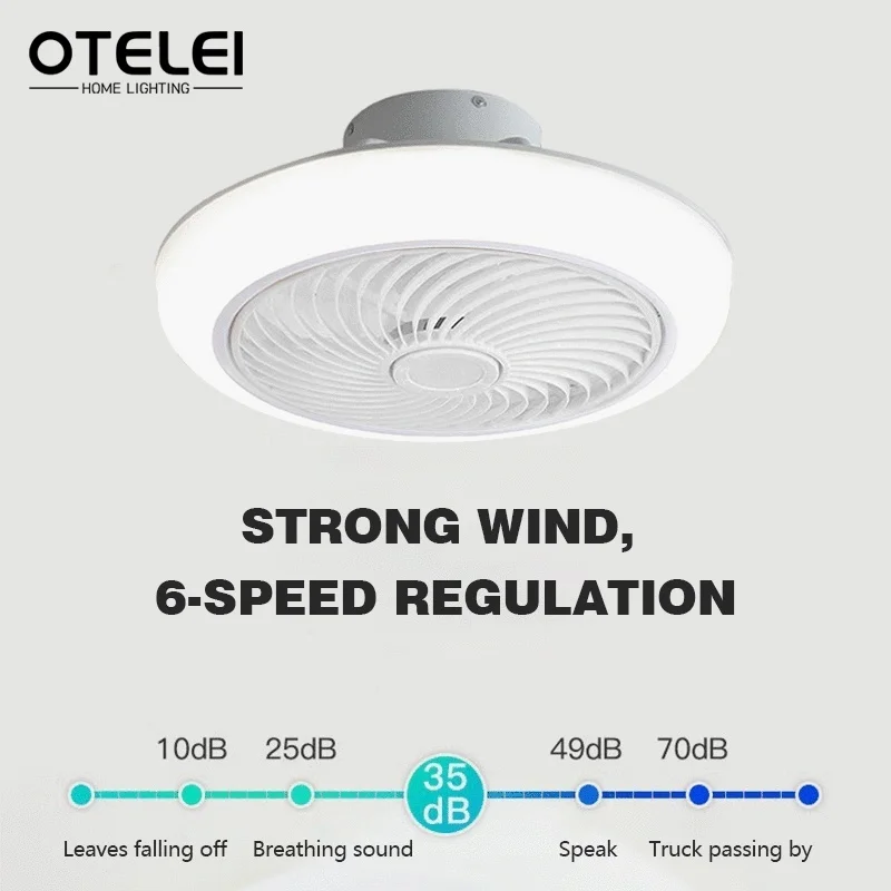 

Modern LED Ceiling Fan Light Smart APP Remote Control Dimmable 6 speed Silent Fan Lamp Bedroom Dining Room Home Ceiling Fan