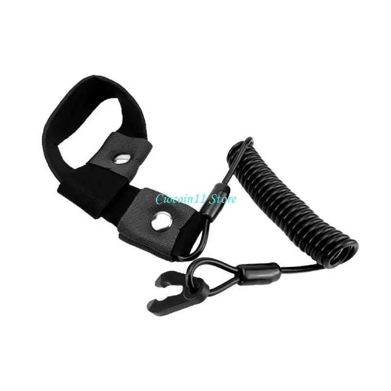 Y1UB Quick Release Stop Switch Rope Tether Lanyard For Personal Watercrafts High Strength Watercrafts Safety Accessories