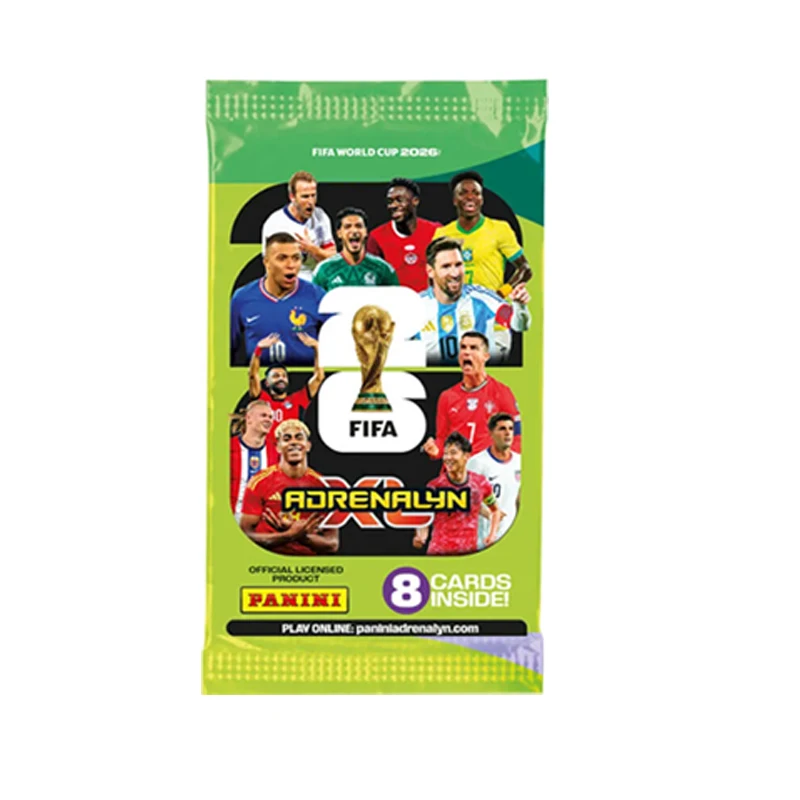 New Panini 2026 Adrenalyn XL FIFA World Cup Cards PACK 8 Cards Each Collection Game - Detail 1