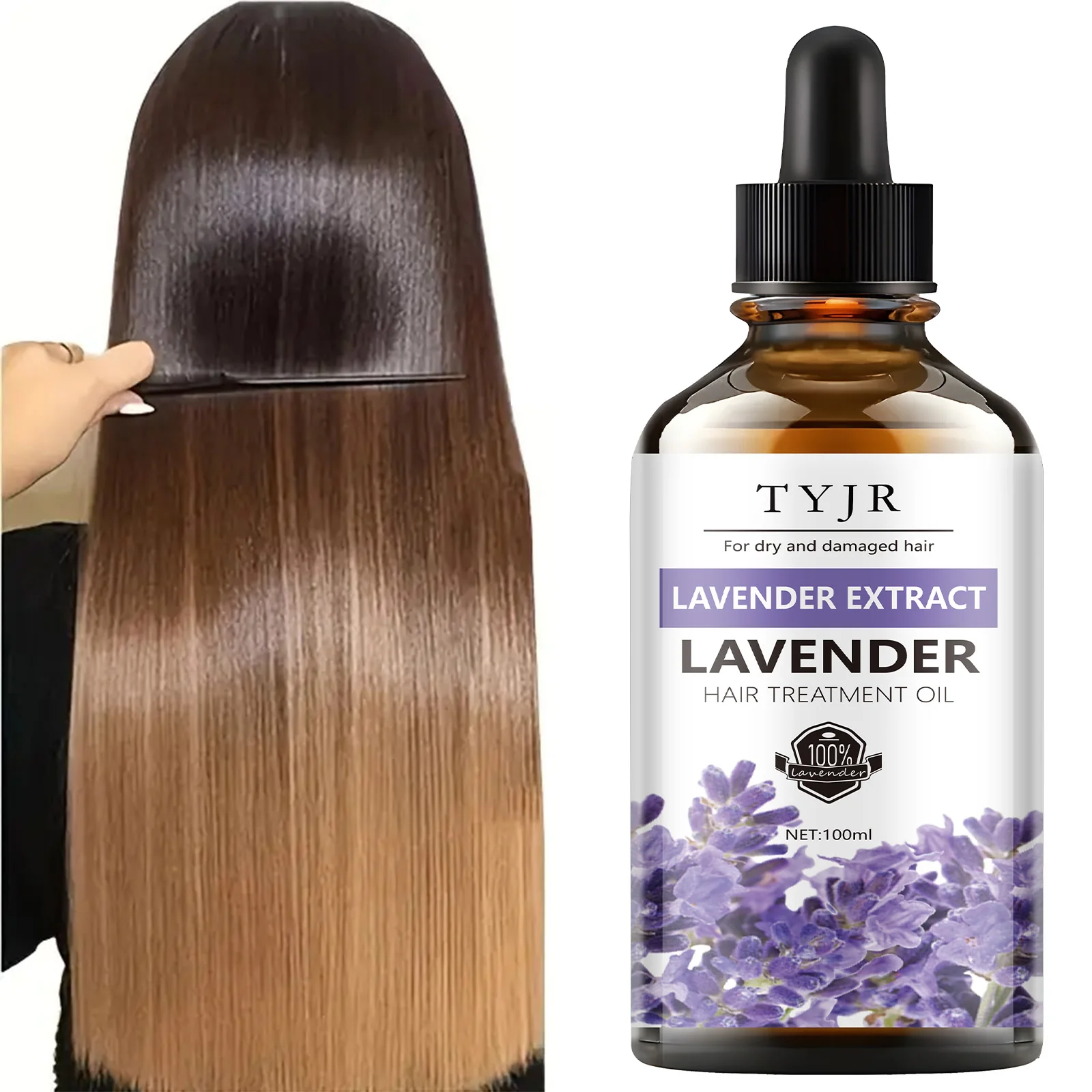 Lavender essential oil for skin care, massage, shower, diffuser relaxing essential oil for face, body, nails, hair, eyelashes