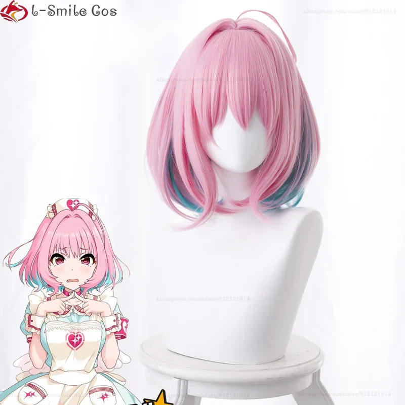 Yumemi Riamu Wig Game Cosplay Wig Long 38cm Heat Resistance Synthetic Hair Party Wigs Wig Cap