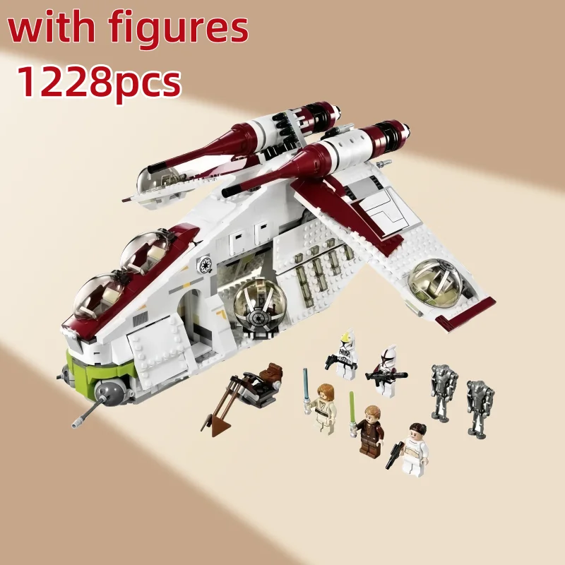 in-stock-inventory-1228pcs-plan-republic-dropship-gunship-building-blocks-bricks-legoing-75021-toys-for-children-birthday-gift