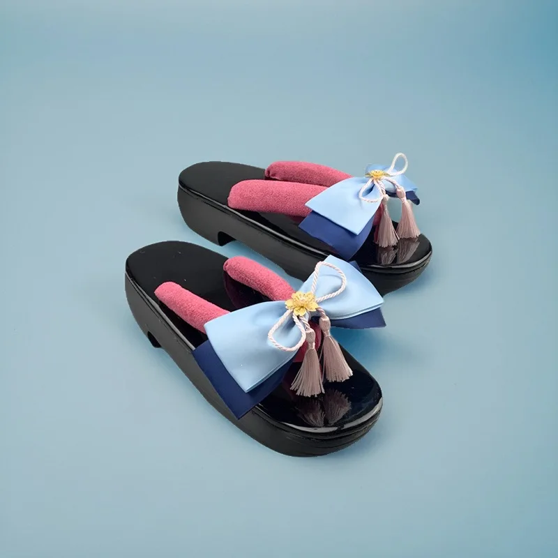 Women's Japanese Geta Sandals  Traditional Kimono & Yukata Footwear For Cosplay