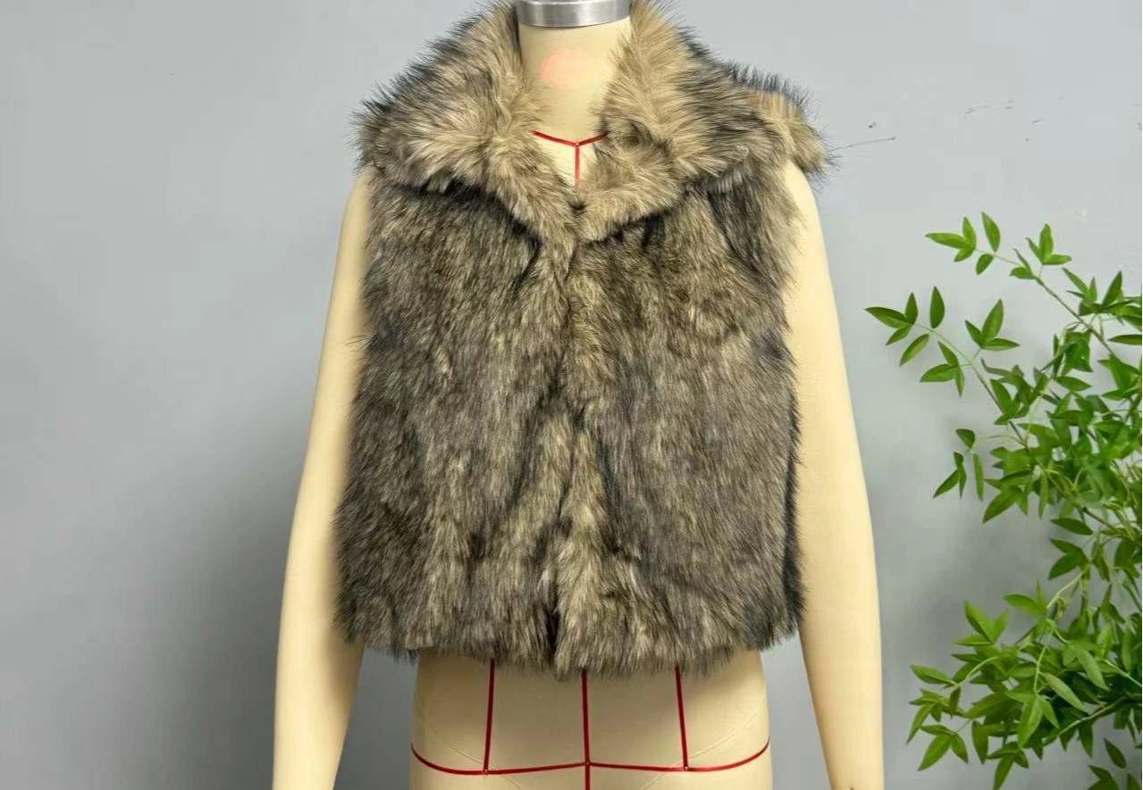 2025 Loose Fur Women's Fashion Versatile Vest